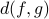 d(f,g)